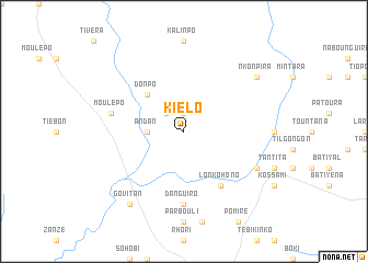 map of Kiélo