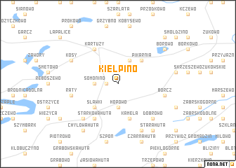 map of Kiełpino