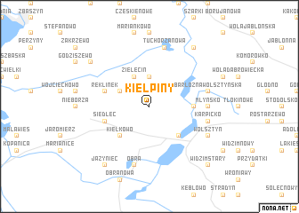 map of Kiełpiny