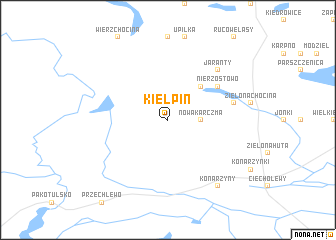 map of Kiełpin