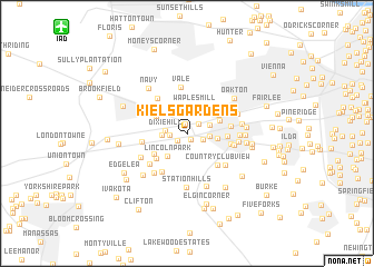 map of Kiels Gardens