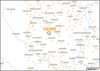 map of Kiemar