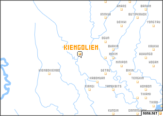 map of Kiemgoliem