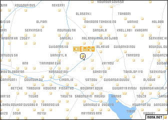 map of Kiemro