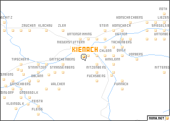 map of Kienach