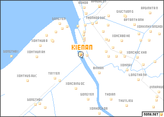 map of Kiên An