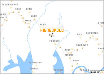 map of Kièngopolo