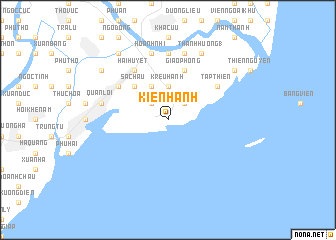 map of Kiên Hành
