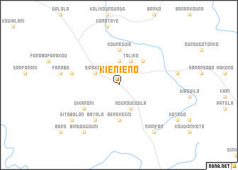 map of Kiéniéno