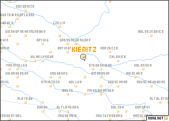 map of Kienitz