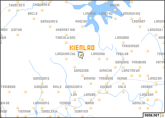 map of Kiên Lao