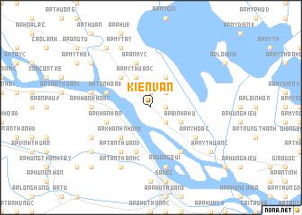 map of Kiến Văn