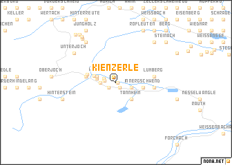 map of Kienzerle