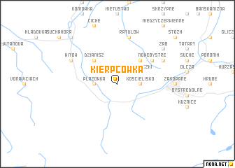 map of Kierpcówka