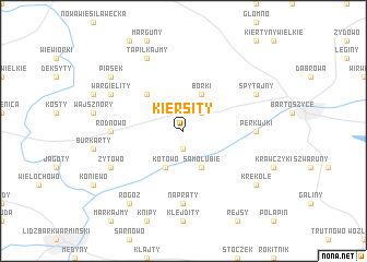 map of Kiersity