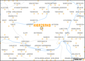 map of Kierzenko