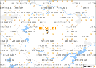 map of Kiesbert