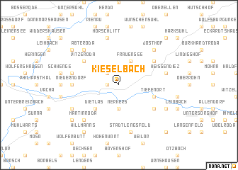 map of Kieselbach