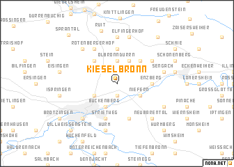 map of Kieselbronn