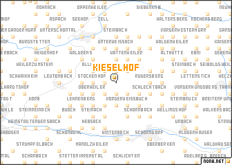 map of Kieselhof