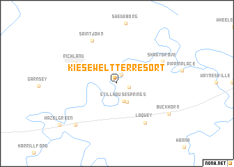 map of Kieseweltter Resort