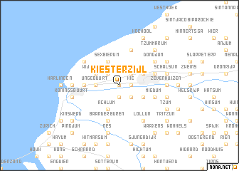 map of Kiesterzijl