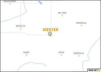 map of Kiester