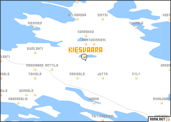 map of Kiesvaara