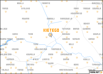 map of Kiétégo