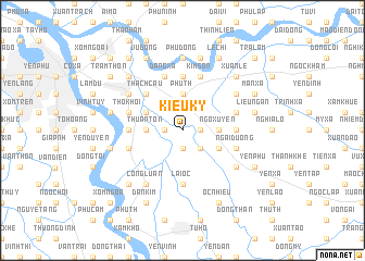 map of Kiêu Kỵ