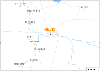 map of Kīevka
