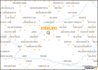 map of Kiewłaki