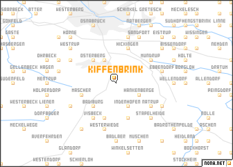 map of Kiffenbrink