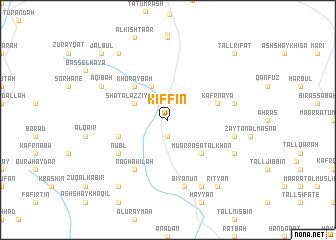 map of Kiffīn