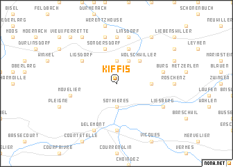 map of Kiffis