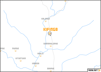 map of Kifinga