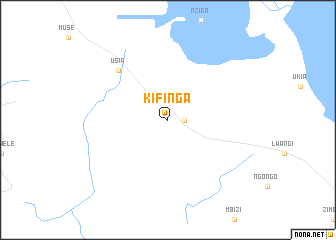 map of Kifinga