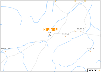 map of Kifinge