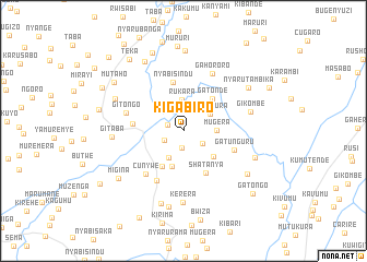 map of Kigabiro