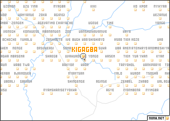 map of Kigagba