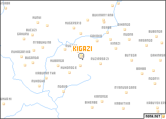 map of Kigazi