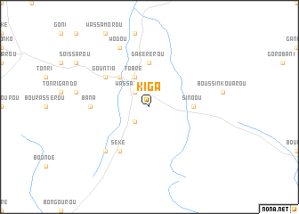 map of Kiga