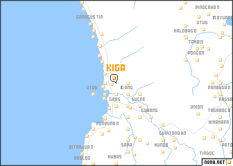 map of Kiga