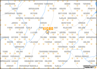map of Kigba