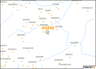 map of Kigeme