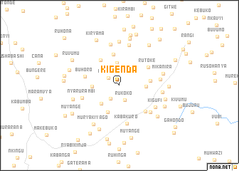 map of Kigenda