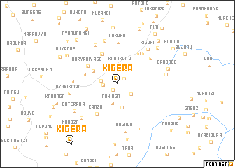 map of Kigera