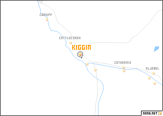 map of Kiggin