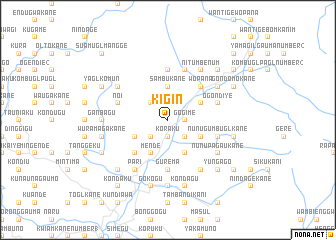 map of Kigin