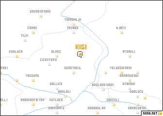map of Kiği